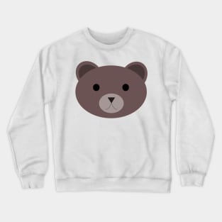 Cute bear face. Crewneck Sweatshirt